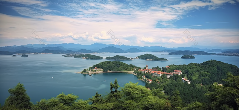 旅游景点码头树林风景,高清,摄影图,摄影图片,图片大全,摄影图免费下载